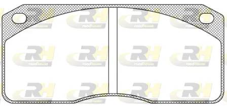 JSX 2278.00 ROADHOUSE Комплект тормозных колодок, дисковый тормоз (фото 1)