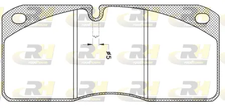 JSX 2278.21 ROADHOUSE Комплект тормозных колодок, дисковый тормоз (фото 1)