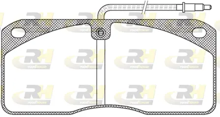 JSX 2278.40 ROADHOUSE Комплект тормозных колодок, дисковый тормоз (фото 1)