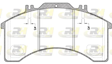 JSX 2497.00 ROADHOUSE Комплект тормозных колодок, дисковый тормоз (фото 1)