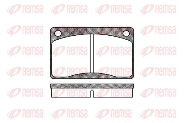 0042.30 REMSA Комплект тормозных колодок, дисковый тормоз (фото 1)