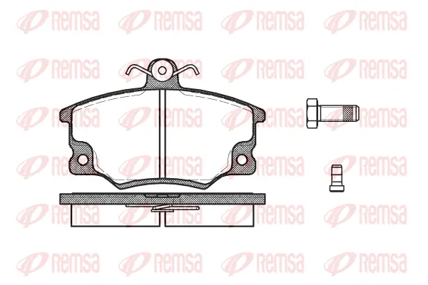 0146.62 REMSA Комплект тормозных колодок, дисковый тормоз (фото 1)