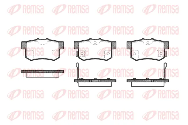 0325.02 REMSA Комплект тормозных колодок, дисковый тормоз (фото 1)