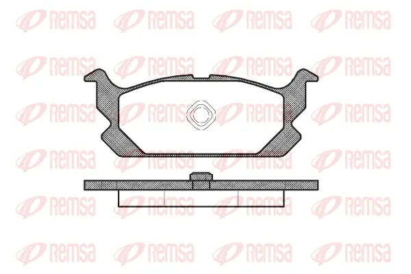 0503.00 REMSA Комплект тормозных колодок, дисковый тормоз (фото 1)
