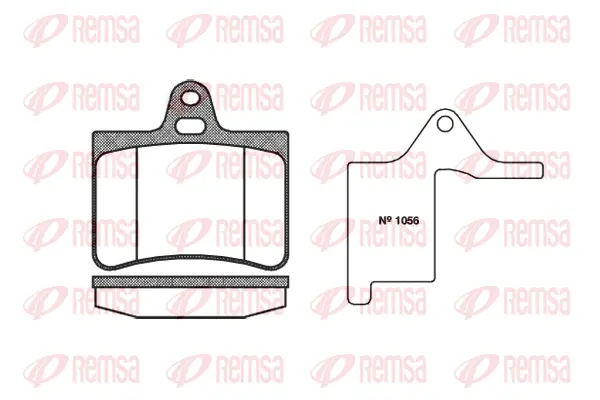 0830.00 REMSA Комплект тормозных колодок, дисковый тормоз (фото 1)