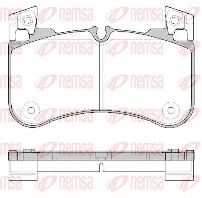 1831.00 REMSA Комплект тормозных колодок, дисковый тормоз (фото 1)
