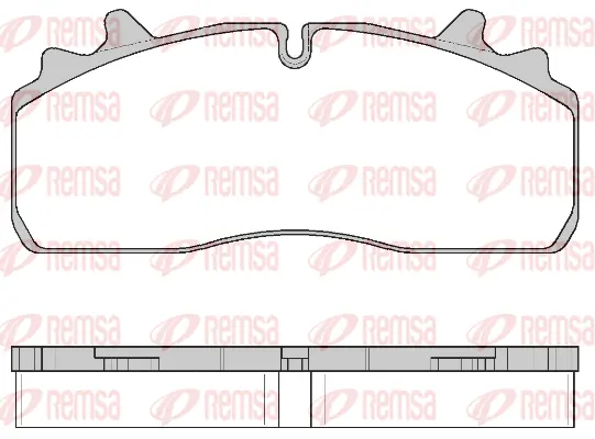 JCA 1726.00 REMSA Комплект тормозных колодок, дисковый тормоз (фото 1)