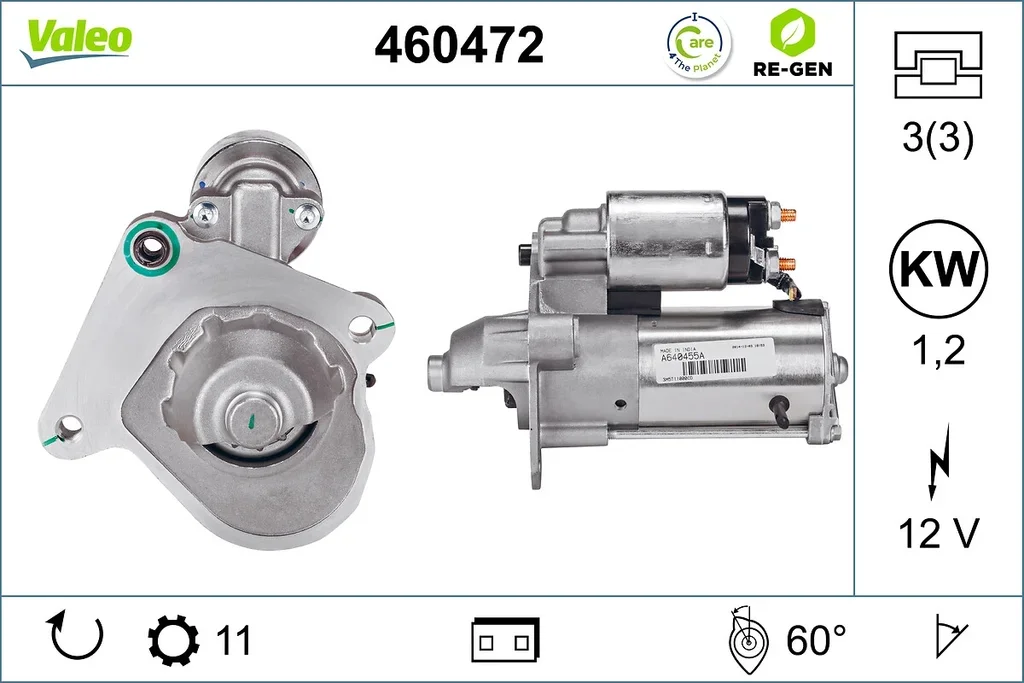 460472 VALEO Стартер (фото 1)