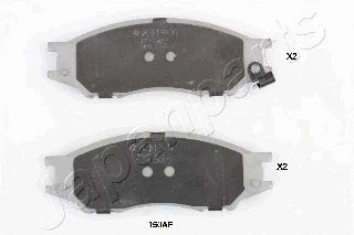 PA-150AF JAPANPARTS Комплект тормозных колодок, дисковый тормоз (фото 1)