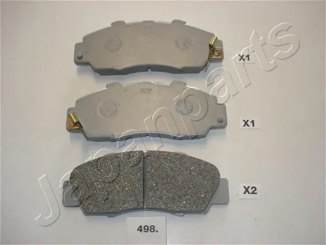 PA-498AF JAPANPARTS Комплект тормозных колодок, дисковый тормоз (фото 1)