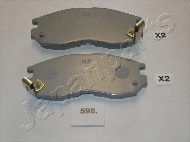 PA-598AF JAPANPARTS Комплект тормозных колодок, дисковый тормоз (фото 1)