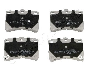 PA-608AF JAPANPARTS Комплект тормозных колодок, дисковый тормоз (фото 1)