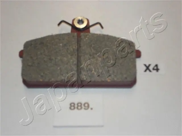 PA-889AF JAPANPARTS Комплект тормозных колодок, дисковый тормоз (фото 1)