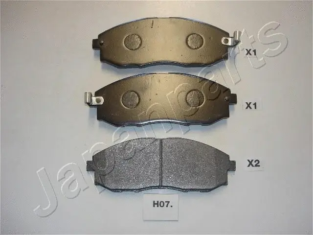 PA-H07AF JAPANPARTS Комплект тормозных колодок, дисковый тормоз (фото 1)