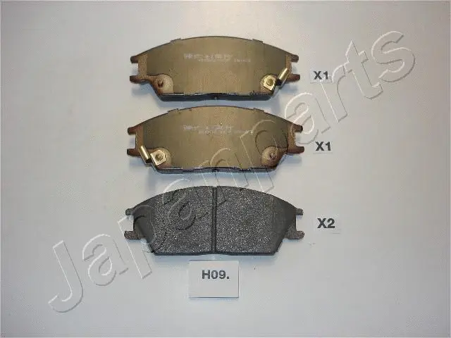 PA-H09AF JAPANPARTS Комплект тормозных колодок, дисковый тормоз (фото 1)