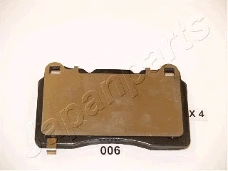 PP-006AF JAPANPARTS Комплект тормозных колодок, дисковый тормоз (фото 1)