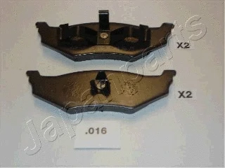 PP-016AF JAPANPARTS Комплект тормозных колодок, дисковый тормоз (фото 1)