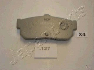 PP-127AF JAPANPARTS Комплект тормозных колодок, дисковый тормоз (фото 1)