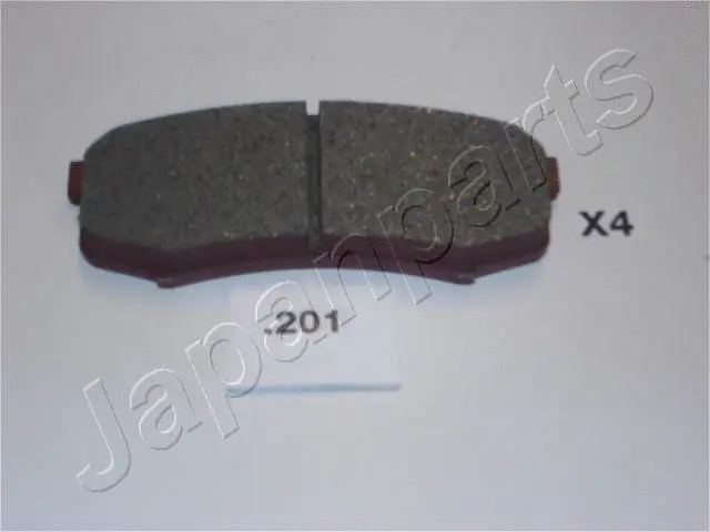 PP-201AF JAPANPARTS Комплект тормозных колодок, дисковый тормоз (фото 1)