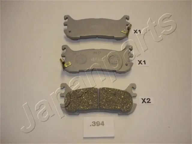 PP-394AF JAPANPARTS Комплект тормозных колодок, дисковый тормоз (фото 1)