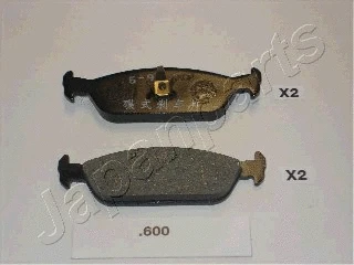 PP-600AF JAPANPARTS Комплект тормозных колодок, дисковый тормоз (фото 1)