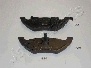 PP-994AF JAPANPARTS Комплект тормозных колодок, дисковый тормоз (фото 1)