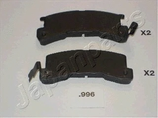 PP-996AF JAPANPARTS Комплект тормозных колодок, дисковый тормоз (фото 1)