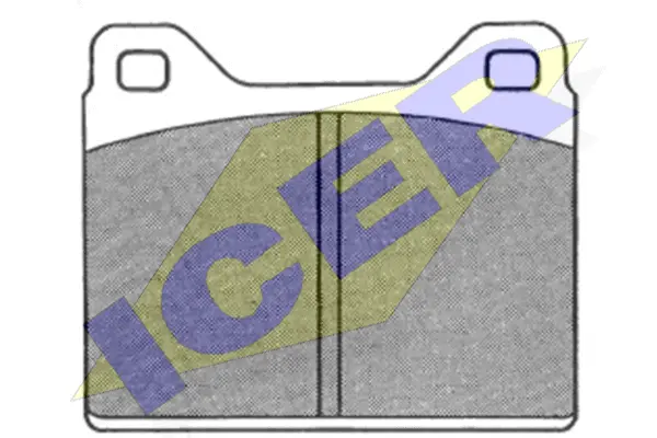 180145 ICER Комплект тормозных колодок, дисковый тормоз (фото 1)