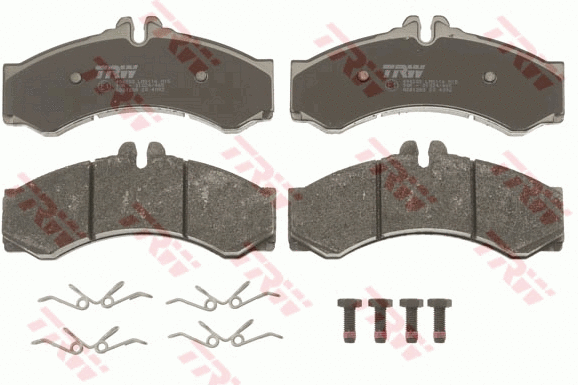 GDB1288 TRW Комплект тормозных колодок, дисковый тормоз (фото 1)