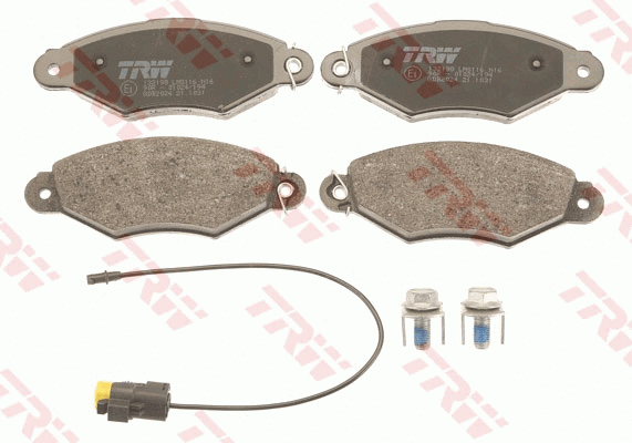GDB2024 TRW Комплект тормозных колодок, дисковый тормоз (фото 2)