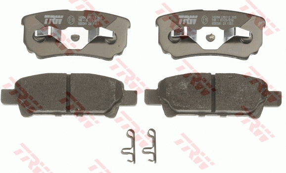GDB3341 TRW Комплект тормозных колодок, дисковый тормоз (фото 2)