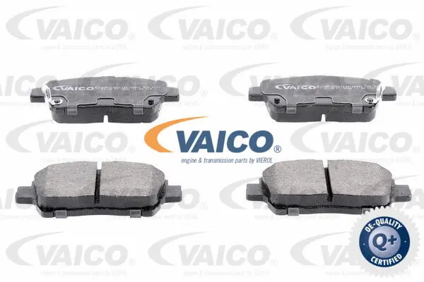 V70-0033 VAICO Комплект тормозных колодок, дисковый тормоз (фото 1)