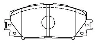 A1N192 AISIN Комплект тормозных колодок, дисковый тормоз (фото 1)