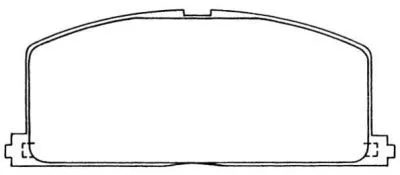 ASN-101 AISIN Комплект тормозных колодок, дисковый тормоз (фото 1)