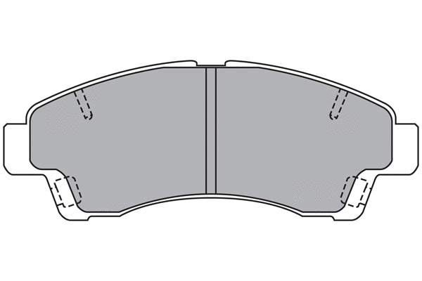 ASN-2045 AISIN Комплект тормозных колодок, дисковый тормоз (фото 1)