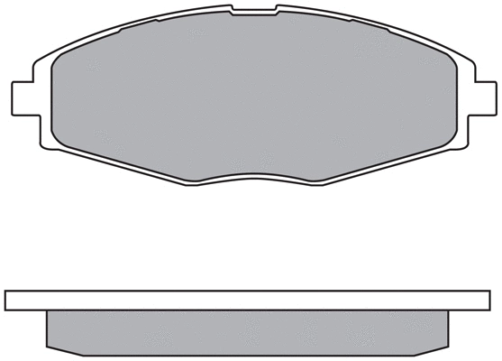 ASN-2046 AISIN Комплект тормозных колодок, дисковый тормоз (фото 1)