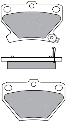 ASN-2100 AISIN Комплект тормозных колодок, дисковый тормоз (фото 1)