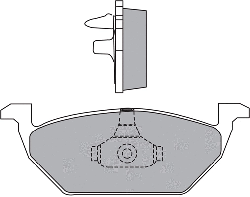 ASN-2130 AISIN Комплект тормозных колодок, дисковый тормоз (фото 1)