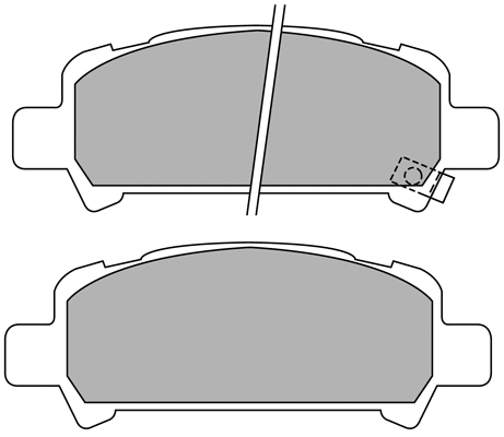 ASN-2175 AISIN Комплект тормозных колодок, дисковый тормоз (фото 1)