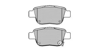 ASN-2206 AISIN Комплект тормозных колодок, дисковый тормоз (фото 1)