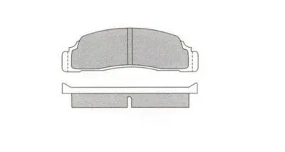 ASN-2269 AISIN Комплект тормозных колодок, дисковый тормоз (фото 1)