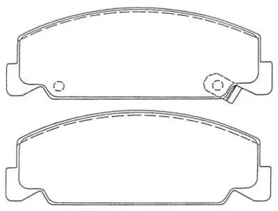 ASN-227 AISIN Комплект тормозных колодок, дисковый тормоз (фото 1)