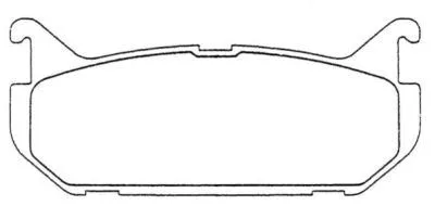 ASN-241 AISIN Комплект тормозных колодок, дисковый тормоз (фото 1)