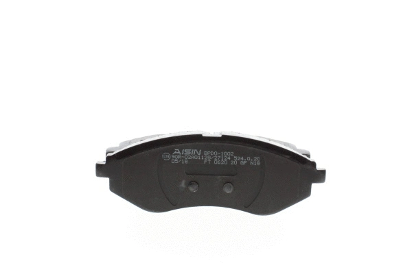 BPDO-1002 AISIN Комплект тормозных колодок, дисковый тормоз (фото 3)