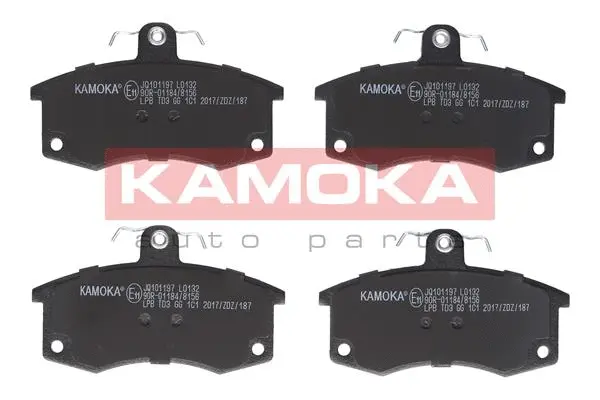 JQ101197 KAMOKA Комплект тормозных колодок, дисковый тормоз (фото 1)