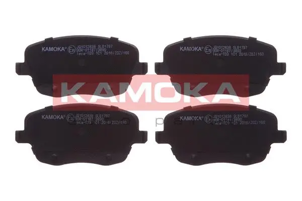 JQ1012838 KAMOKA Комплект тормозных колодок, дисковый тормоз (фото 1)