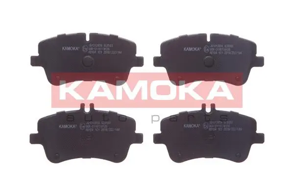 JQ1012858 KAMOKA Комплект тормозных колодок, дисковый тормоз (фото 1)