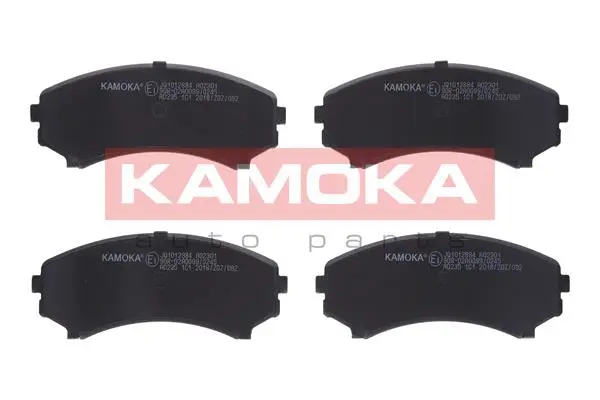 JQ1012884 KAMOKA Комплект тормозных колодок, дисковый тормоз (фото 1)