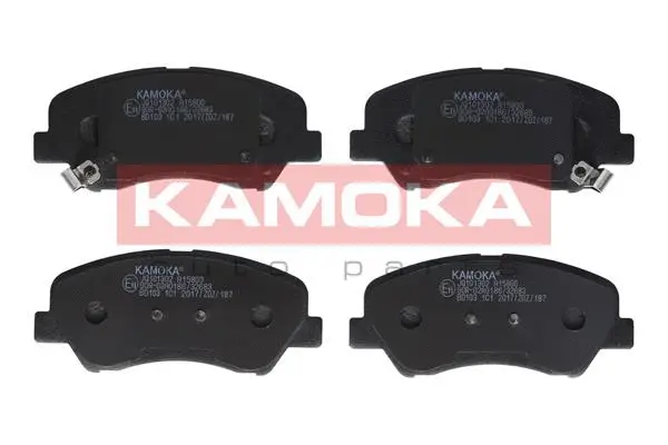 JQ101302 KAMOKA Комплект тормозных колодок, дисковый тормоз (фото 1)