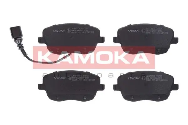 JQ1013324 KAMOKA Комплект тормозных колодок, дисковый тормоз (фото 1)